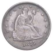 1875 Seated Liberty Twenty-Cent Piece