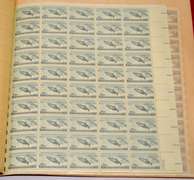 $34.50 Face Value Sheet US Stamps 1950-s Era