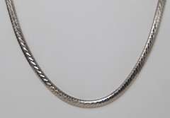 Italian Sterling Silver Heavy Necklace