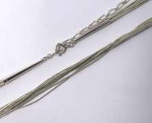 Sterling Silver Multi Strand Necklace