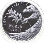 2020 End Of World War II 75th Anniversary - .999 Fine Silver Medal