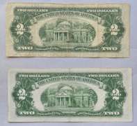1953 53 A 53 B Star Red Seal US $2 Notes