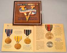 1991-1995 WW11 50 TH Aniversary Commemerotive Coin & Victory Medal Set
