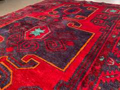 STUNNING PERSIAN VINTAGE RUG 4.9x6.7