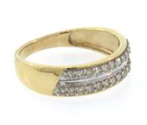 Great 3 Ring Wedding Set in 14kt Yellow Gold