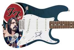Foo Fighters Dave Grohl Autographed Signed Custom Photo Graphics Guitar ACOA