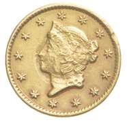 1851-C $1 Liberty Head Gold Dollar