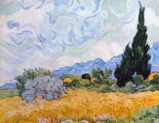 Vincent Van Gogh, Wheat Field with Cypresses