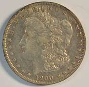 Handsome 1900-S Morgan Silver Dollar. Better date