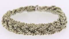 Vintage Sterling Silver Signed Bracelet