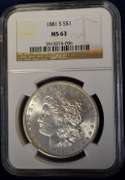 1881-S MS63 Morgan $