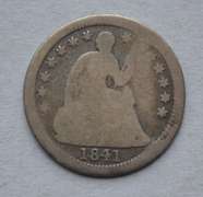1841 O Seated Half Dime
