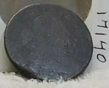 1798 Lg Cent very circ, date worn