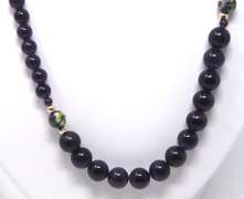 Graduated Amethyst Beads Necklace