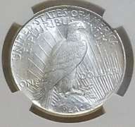 1922 Peace Dol Sil NGC MS-62