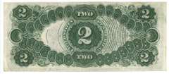 Near Crisp Uncirculated Series of 1917 Large Size $2 Note