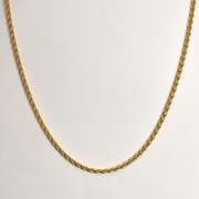 14k Yellow Gold Wheat Necklace