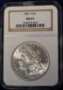 1881-S MS63 Morgan $