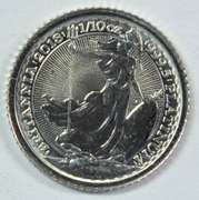Superb Gem BU 2021 pure Platinum Britannia 10 Pound pc