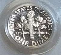 1974-S PRF Roos Dime PCGS PR-69-DCam