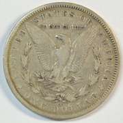 Key date 1892-CC Morgan Silver Dollar in nice circ