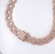 Sterling Silver Cubic Zirconia Tennis Necklace