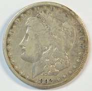 Key date 1892-CC Morgan Silver Dollar in nice circ