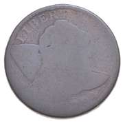 Worn Date Liberty Cap Large Cent