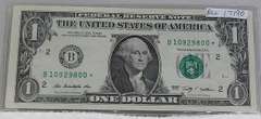2009 Star Note, Fed Res Note $1  GEM Unc