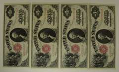 Lot (4) 1917 $1 Legal Tender Large Size Notes - Consecutive!