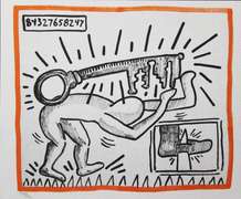 KEITH HARING UNTITLED 1989  HARING UNTITLED