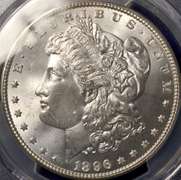 1896 Morgan Silver Dollar PCGS MS65.