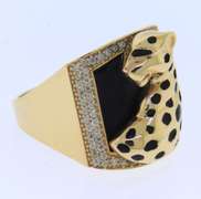 Fantastic Black Onyx Panther Ring