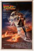 Back To The Future Cast x11 Michael J Fox Autographed ORIGINAL 27x40 Poster ACOA