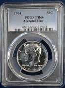 1964 PCGS PR66 Accented Hair 50C
