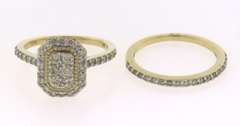 Beautiful 10kt Diamond Bridal Set