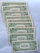 10 Consecutive CH CU 1935 G $1 Silver Cetificates