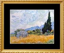 Vincent Van Gogh, Wheat Field with Cypresses