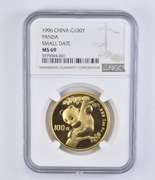 MS69 1996 China 100 Yuan Gold Panda - Small Date - Graded NGC