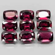 Natural 10.03ct violet red Rhodolite Garnet set