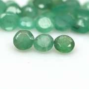Rich emerald green 6.46ct 37pc emerald set