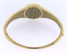 Favorite Yellow Gold Black Onyx Lion Head Bracelet