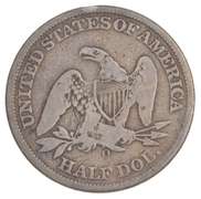 1861-O Seated Liberty Half Dollar - FED ISSUE R-6