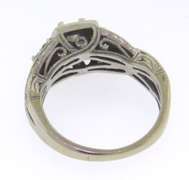 LADIES 14KT WHITE GOLD DIAMOND RING