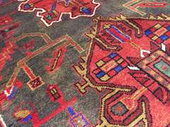Exquisite Persian Heriz Runner 3.5x10.6