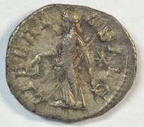 Near Mint Elagabalus Roman Silver Denarius, 218-222 AD