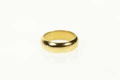 18K Yellow Gold 4.0mm Classic Rounded Child's Band Baby Ring