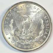 Frosty-white Choice BU 1881-P Morgan Silver Dollar
