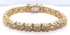 Impressive Diamond Yellow Gold Bracelet
