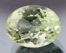 High fire 7.66ct platinum green Aquamarine
